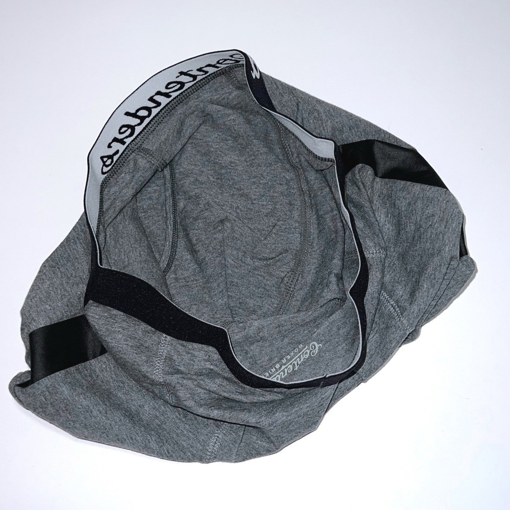 Contenders Mens Challenger Boxer Briefs Grey Black Stripe Ride Control Size S - Picture 7 of 10